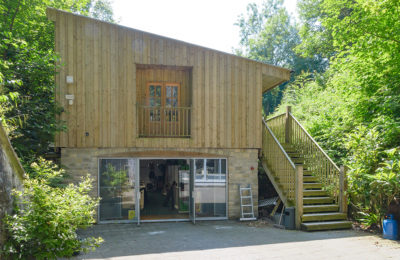 The shop and course briefing rooms at The Tunnel